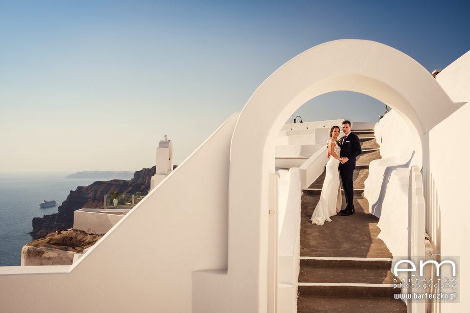 Ślub na Santorini